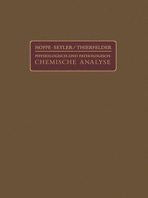 bokomslag Handbuch der Physiologisch- und Pathologisch-Chemischen Analyse fr rzte und Studierende