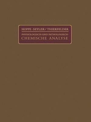 bokomslag Handbuch der Physiologisch- und Pathologisch-Chemischen Analyse für Ärzte und Studierende
