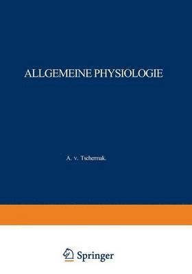 bokomslag Allgemeine Physiologie