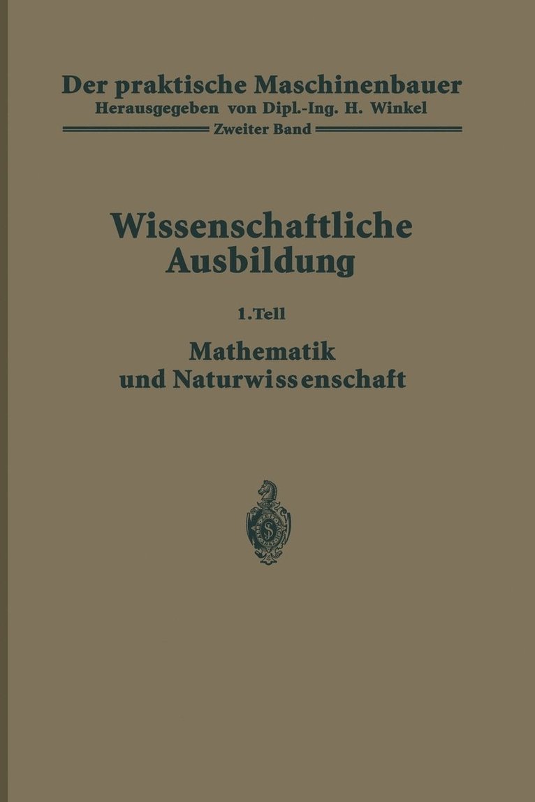 Der praktische Maschinenbauer 1