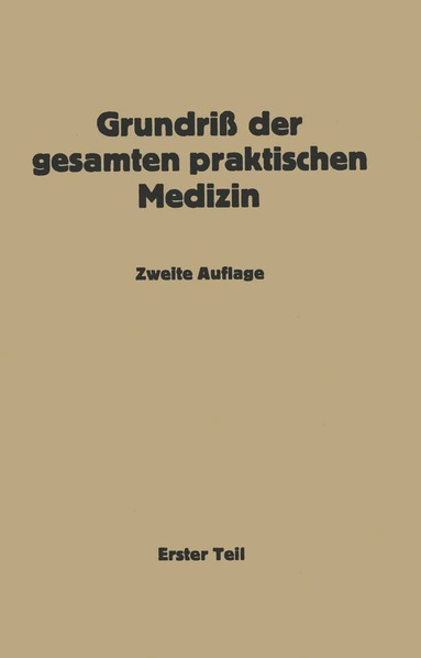 bokomslag Grundriß der gesamten praktischen Medizin