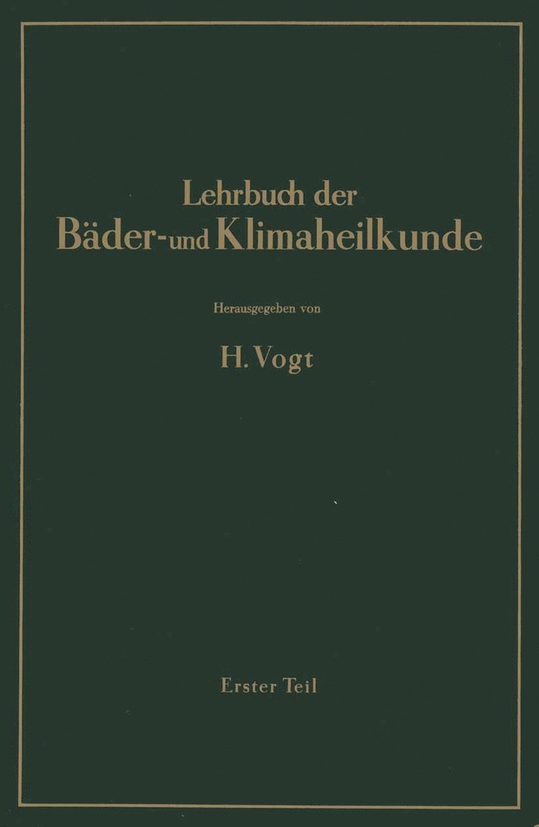 Lehrbuch der Bäder- und Klimaheilkunde