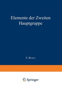 bokomslag Elemente der ?weiten Hauptgruppe