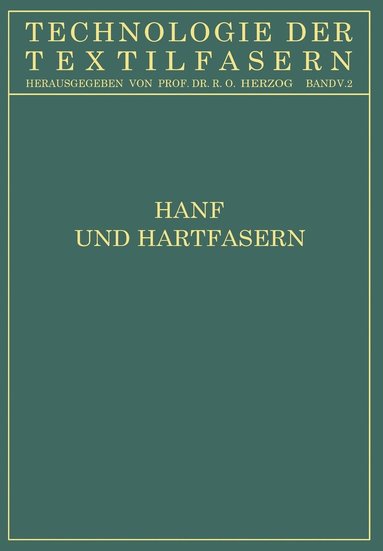 bokomslag Hanf und Hartfasern