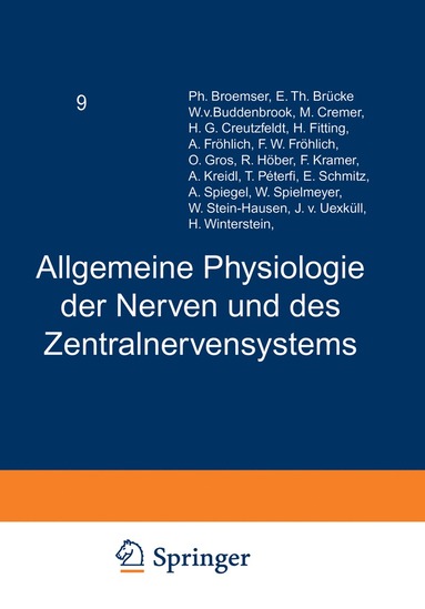 bokomslag Handbuch der Normalen und Pathologischen Physiologie