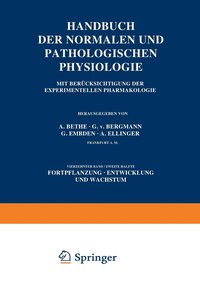 bokomslag Handbuch der Normalen und Pathologischen Physiologie Fortpflanzung Entwicklung und Wachstum