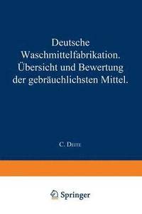 bokomslag Deutsche Waschmittelfabrikation
