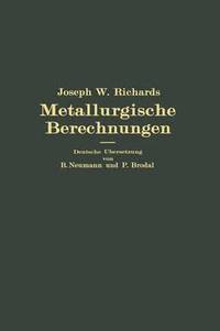 bokomslag Metallurgische Berechnungen