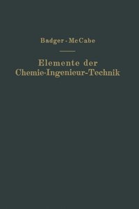 bokomslag Elemente der Chemie-Ingenieur-Technik