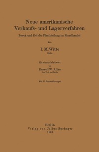 bokomslag Neue amerikanische Verkaufs- und Lagerverfahren