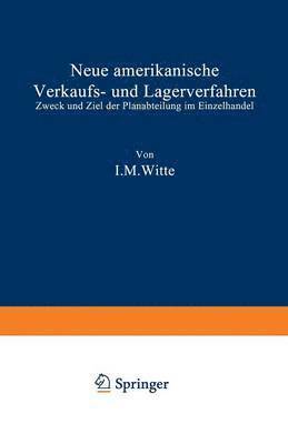 bokomslag Neue amerikanische Verkaufs- und Lagerverfahren