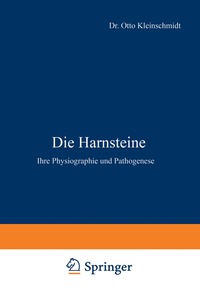 bokomslag Die Harnsteine