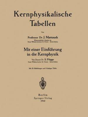 Kernphysikalische Tabellen 1