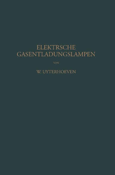 bokomslag Elektrische Gasentladungslampen
