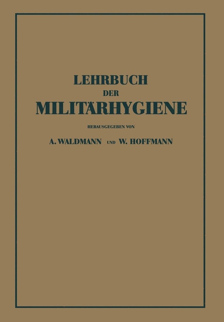 Lehrbuch der Militrhygiene 1