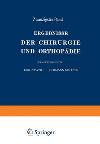 bokomslag Ergebnisse der Chirurgie und Orthopädie