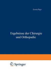 bokomslag Ergebnisse der Chirurgie und Orthopadie