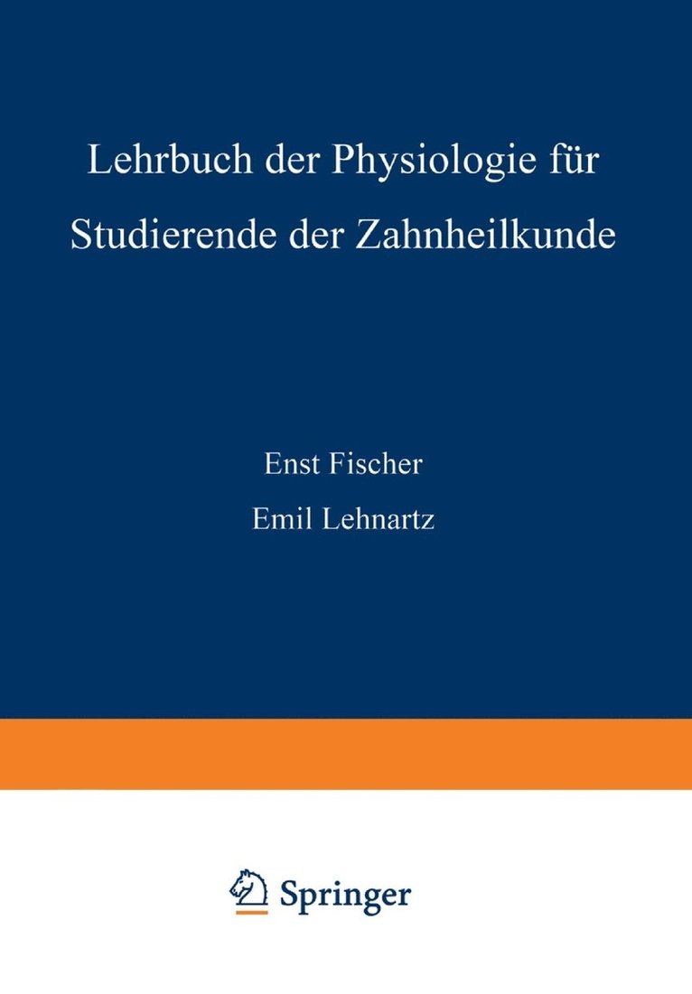 Lehrbuch der Physiologie fr Studierende der Zahnheilkunde 1