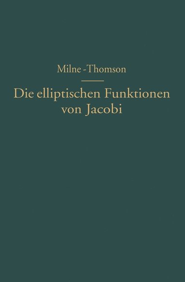 bokomslag Die elliptischen Funktionen von Jacobi