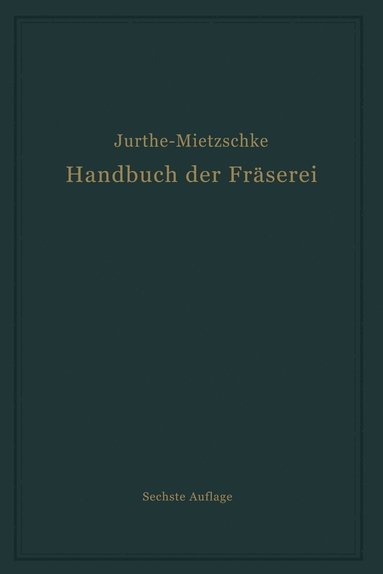 bokomslag Handbuch der Frserei
