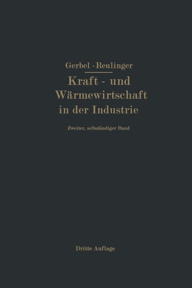 bokomslag Kraft- und Wrmewirtschaft in der Industrie