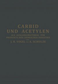 bokomslag Carbid und Acetylen