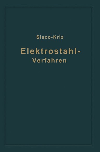 bokomslag Das Elektrostahlverfahren