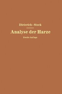 bokomslag Analyse der Harze Balsame und Gummiharze nebst ihrer Chemie und Pharmakognosie