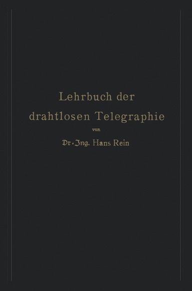 bokomslag Lehrbuch der drahtlosen Telegraphie