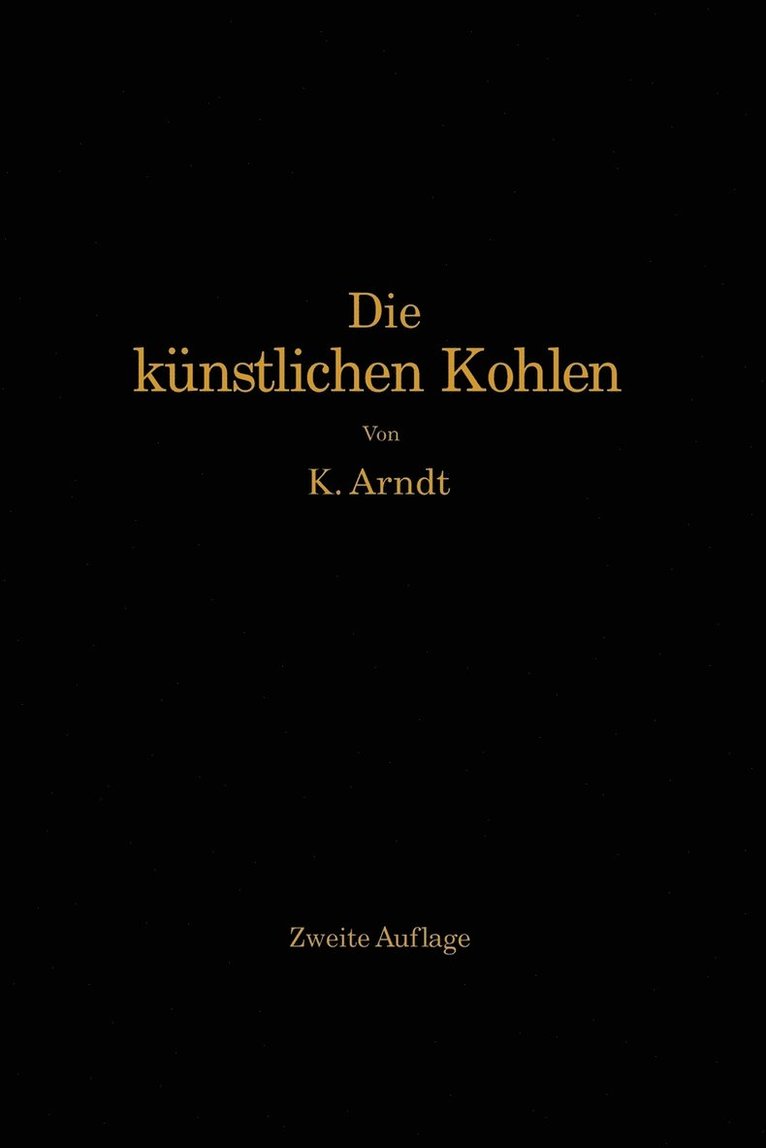 Die knstlichen Kohlen fr elektrische fen, Elektrolyse und Elektrotechnik 1