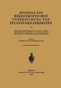 bokomslag Beispiele zur mikroskopischen Untersuchung von Pflanzenkrankheiten