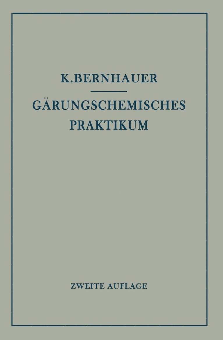 Gärungschemisches Praktikum