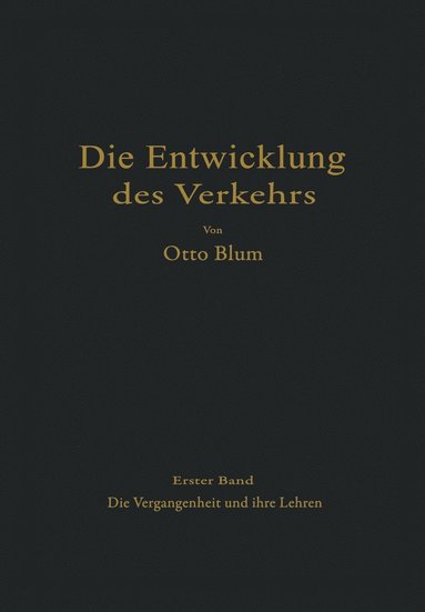 bokomslag Die Entwicklung des Verkehrs