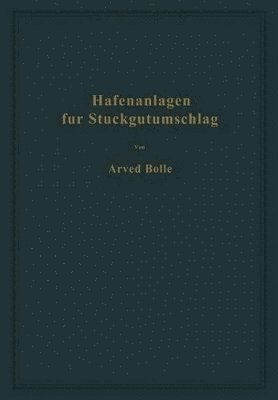 bokomslag Hafenanlagen fr Stckgutumschlag