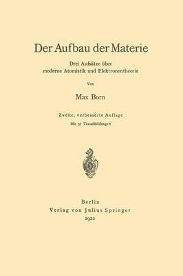 bokomslag Der Aufbau der Materie