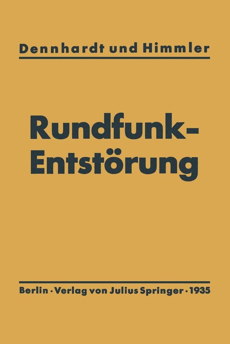 Leitfaden der Rundfunkentstrung 1