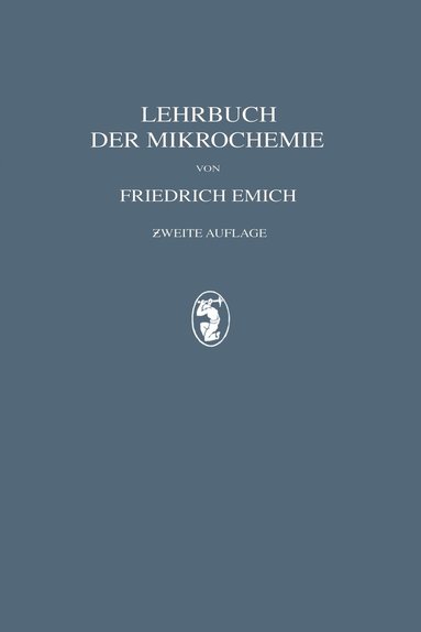 bokomslag Lehrbuch der Mikrochemie
