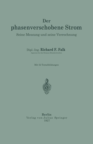 bokomslag Der phasenverschobene Strom