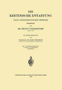 bokomslag Die Kretinische Entartung