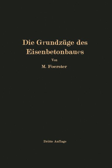 bokomslag Die Grundzge des Eisenbetonbaues