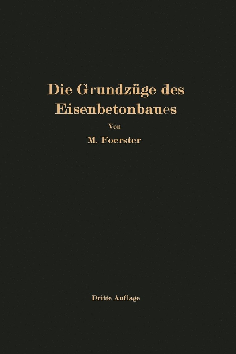 Die Grundzge des Eisenbetonbaues 1