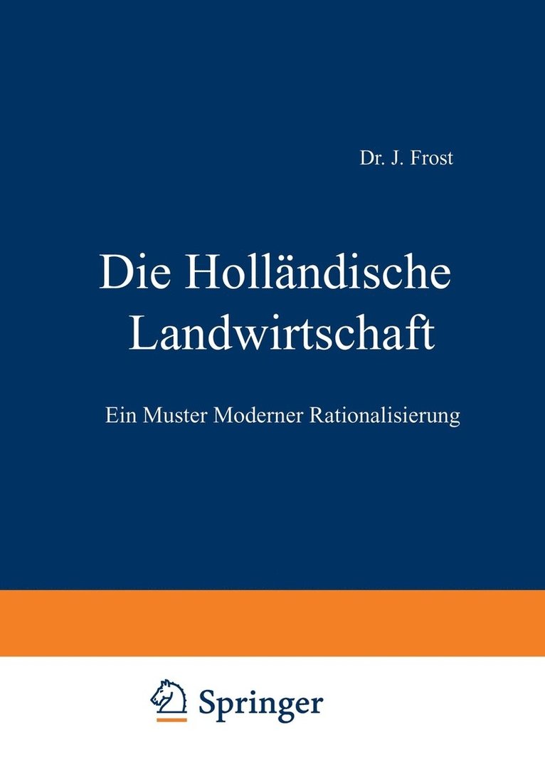 Die Hollndische Landwirtschaft 1