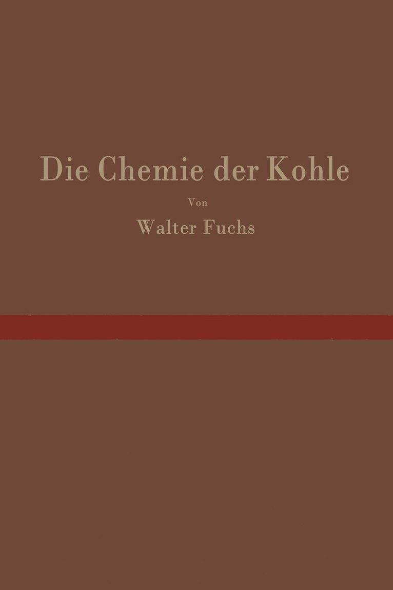 Die Chemie der Kohle 1