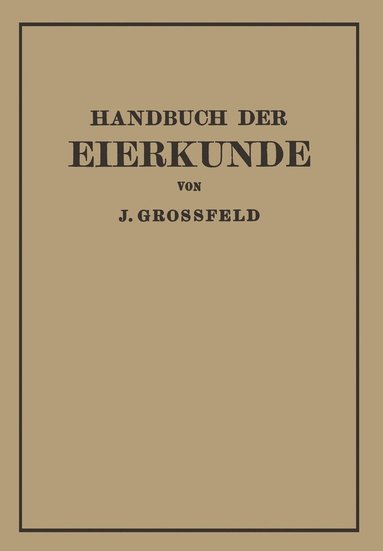 bokomslag Handbuch der Eierkunde