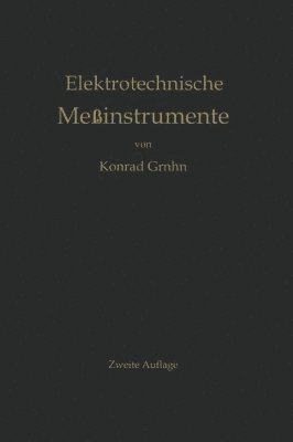 bokomslag Elektrotechnische Meßinstrumente
