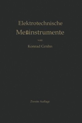 bokomslag Elektrotechnische Meinstrumente