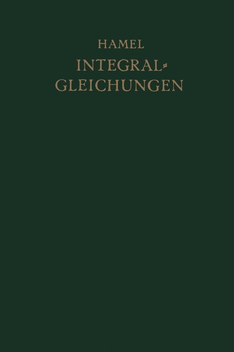 Integralgleichungen