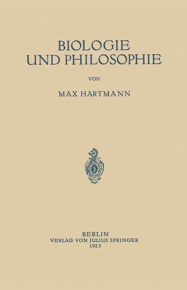 bokomslag Biologie und Philosophie