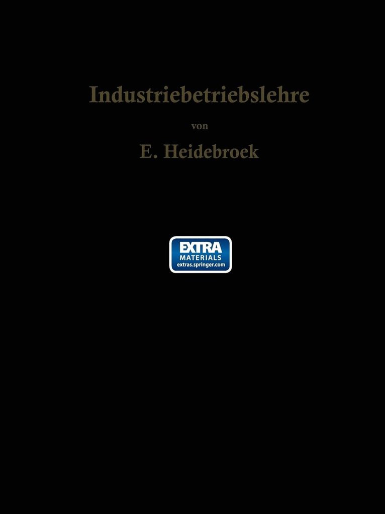 Industriebetriebslehre 1