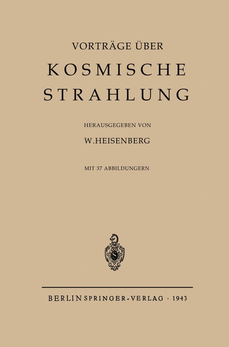 Kosmische Strahlung 1